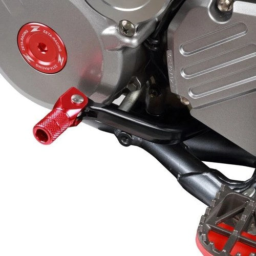Zeta Forged Shift Lever Red #ZE90-4242 fits Suzuki DR-Z400S/DR-Z400SM