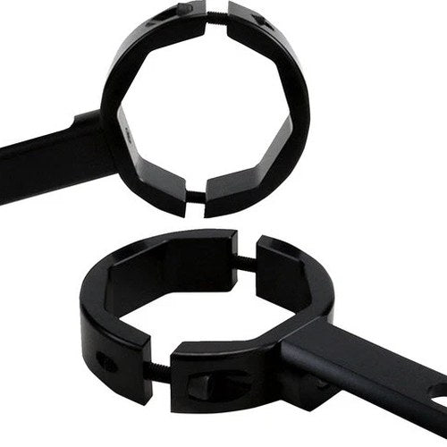 Denali Electronics Driving Light Articulating Clamp Mounts 50mm-60mm Black
