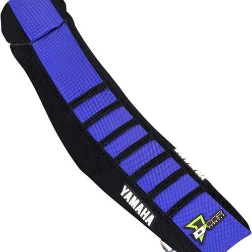 Dcor Ribbed Seat Cover Black/Blue/Black #30-50-102 for Yamaha YZ85 2002-2021