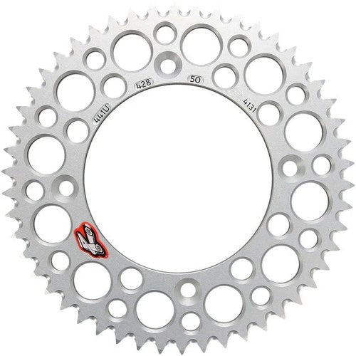 Renthal 428 Ultralight Aluminum Rear Sprocket 50T Silver KTM 85 SX/105 SX