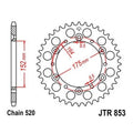 JT Steel Rear Sprocket 520 40T #JTR853.40 for BMW G 450X Yamaha IT/DT/YZ
