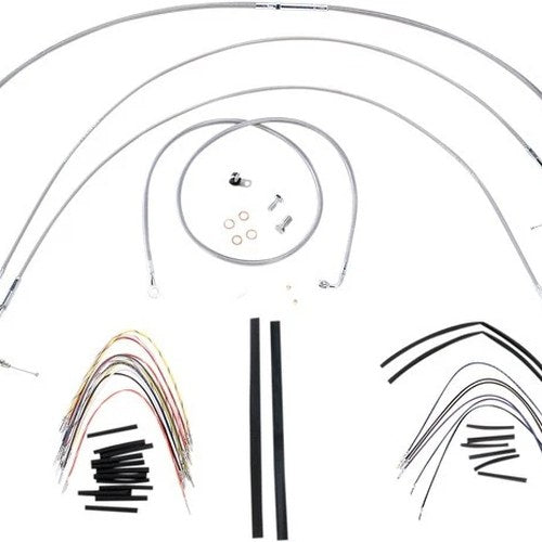 Burly Cable/Brake Line Kit for 16" Gorilla Bars B30-1055 Harley Davidson Softail
