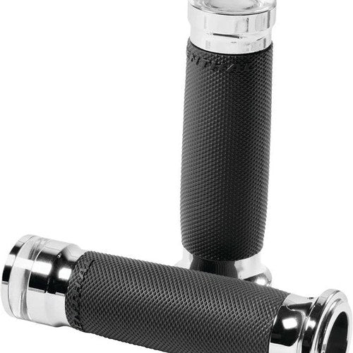 Performance Machine Vision Contour LED T/S Grips Tbw Chrome #0063-2100M-CH