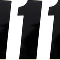 Moose Race Number Pack #1 6" Black 3-Pack