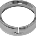 HardDrive Frenched Headlight Trim Ring Chrome 7" Clamp Style #38-049