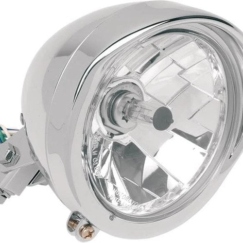 DS Diamond-Style 5.75" Headlight Assembly With Visor