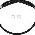 DS Black Vinyl Front Upper ABS Brake Line Kit 25-1/2" +4" Black #212103