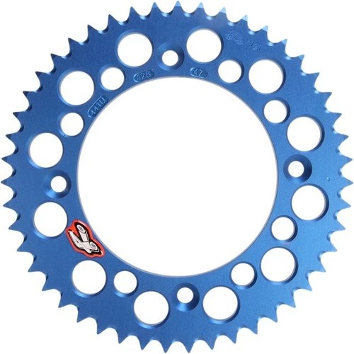 Renthal 428 Ultralight Aluminum Rear Sprocket 47T Blue #441U-428-47GPBU