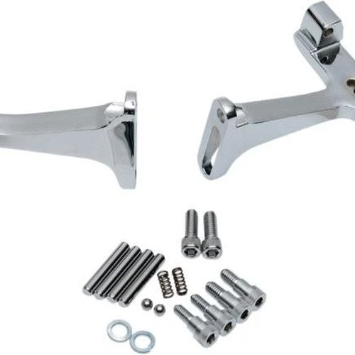 DS Passenger Floorboard Mounts Chrome Harley Davidson #144751
