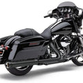 Cobra Neighbor Hater Slip-On Mufflers Black Harley M8 Touring 2017-2023