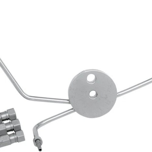 Magnum Byo DOT Brake Line Kit Replacement Brake Tee Chrome #393003