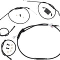 Burly Cable/Line Kit for 8" Standard Handlebar w/ABS Single Disc Black #B30-1271