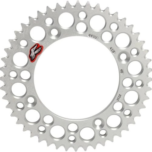 Renthal 428 Ultralight Aluminum Rear Sprocket 48T Silver KTM 85 SX/105 SX