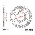 JT Steel Rear Sprocket 532 48T #JTR1875.48 fits Yamaha YZF-R6S/YZF-R6