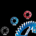 Vortex Racing Steel Rear Sprocket 525 45 Tooth for Powersports Vehicles