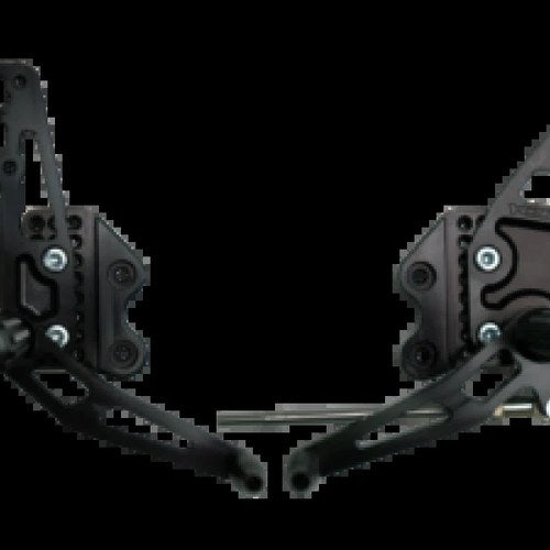 Vortex Racing RS510K Rearsets Replacement Rear Set for Powersports Bikes