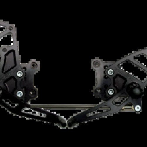 Vortex Racing Adjustable Rearsets for Suzuki SV1000 & SV650, Part RS505K