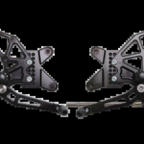 Vortex Racing For Kawasaki ZX636 Ninja ZX-6R Rear Set RS416K - Black