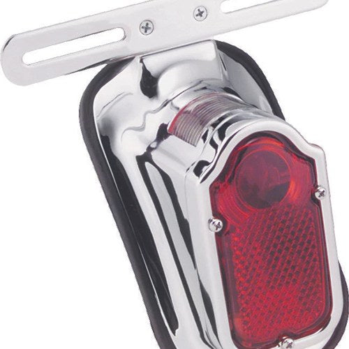 Bikers Choice 492476 Chrome Tombstone Taillight for Harley Big Twins & Custom
