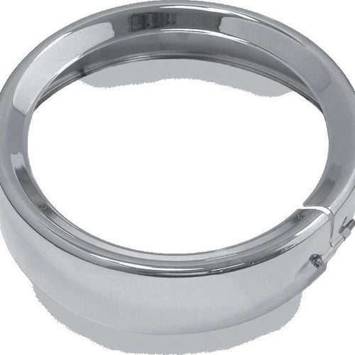 Bikers Choice 7 Inch Chrome Headlight Trim Ring for Harley Davidson Flh Flt Flhr
