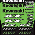 Factory Effex Sticker Sheet for Kawasaki KX Style