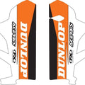 Factory Effex Sponsor Logo Lower Fork Guard Graphic Black/Orange/White #17-40566