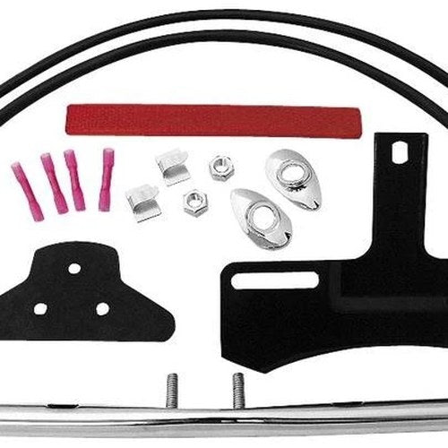 Biker's Choice Turn Signal to Lic. Plt Bracket Relocation Kit Rear Harley FXD/XL