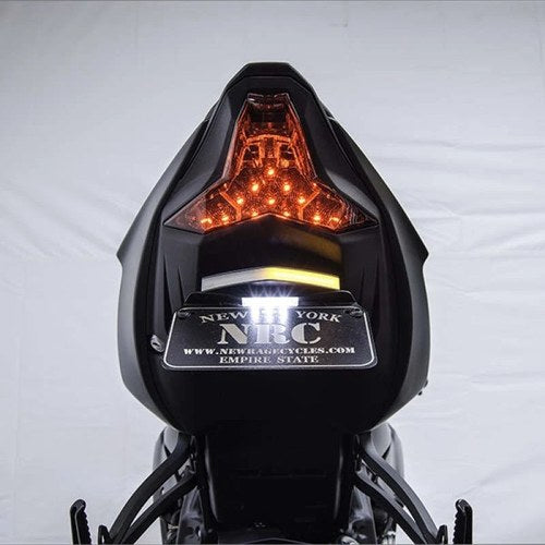 New Rage Cycles For Kawasaki ZX-6R Fender Eliminator Kit With LED Turn Signals