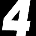 Dirt Digits Super X Numbers 7" White #4 3-Pack