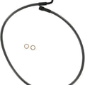Magnum Black Pearl Designer Non-ABS Upper Brake Line 19" Harley Davidson Dyna