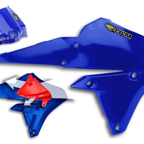 Cycra Powerflow Radiator Shrouds for Yamaha WR250F & YZ Models