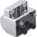 Twin Power Ignition Coil for Harley Davidson Big Twin & XL 85-99, Chrome Finish