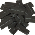 DS Battery Cable Heat Shrink Tubes Black 25-Pack