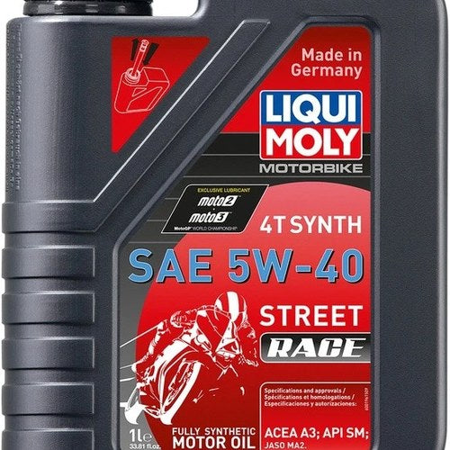 Liqui Moly Street Race Motor Oil 4T Synth 1 Liter 5W-40