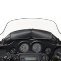 Willie & Max For 06-13 Harley Davidson Two Pouch Windshield Bag - Black