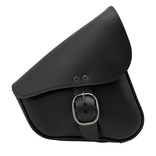 Willie & Max For HD Sportsters Leather Swingarm Bag With Dual Shock Fit