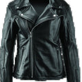 Kuryakyn River Road Ironclad Classic Leather Jacket for Women - Large