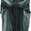 Kuryakyn Leather Vandal Club Vest for Powersports – Black, XL
