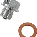 Moose Magnetic Drain Plug Silver fits Suzuki RM-Z250/RM125/DR-Z400