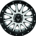 QuadBoss Wagon 18x7 Aluminum Wheel with 4+3 Offset and 4x156 Bolt Pattern