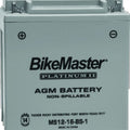 BikeMaster Agm Battery MS12-16-BS-1 – Maintenance-Free Powersports Battery for