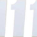 Moose Race Number Pack #1 6" White 3-Pack