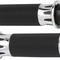 Arlen Ness Deep Cut Fusion Grips Chrome #07-316 Harley Davidson