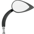 DS Tank Tuff Long Stem Teardrop Mirror Black