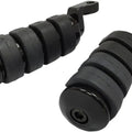 Drag Specialties Soft-Ride Footpegs Driver Large Diameter Black #3998194