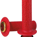 Moose 36 Series Clamp-On Grips 7/8" Red/Gold