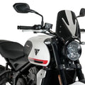 Puig New Generation Sport Windshield Black #20638N Triumph Trident 660 2021-2023