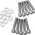 Colony Knurled Allen Cam Cover Screws Polished #9946-20P Harley Davidson