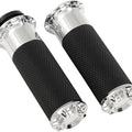 Arlen Ness Beveled Fusion Grips Chrome #07-328 Harley Davidson