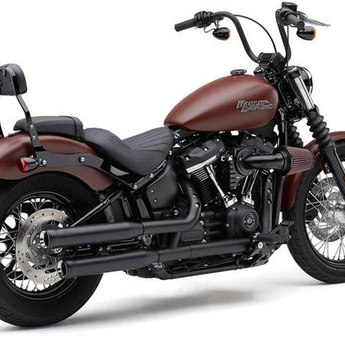 Cobra Neighbor Hater Slip-On Mufflers Black #6047B Harley Davidson